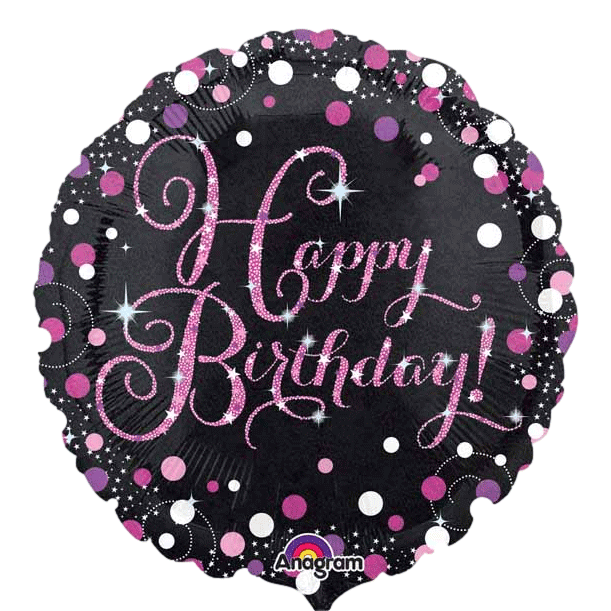 Round Pink Celebration Birthdays sold by RQC Supply Canada located in Woodstock, Ontario