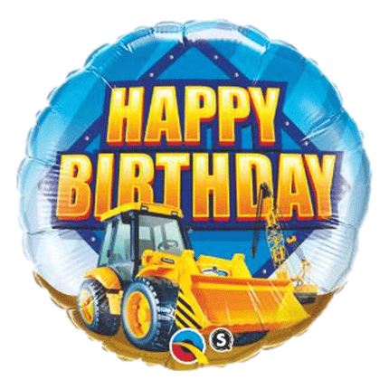 Happy Birthday Construction Balloons sold by RQC Supply Canada located in Woodstock, Ontario 