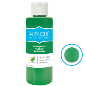 Holiday Green Acrylic Paint 4oz sold by RQC Supply Canada