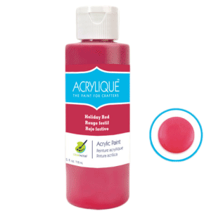 Holiday Red Acrylic Paint 4oz sold by RQC Supply Canada