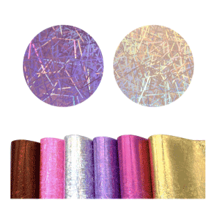 Holographic Sprinkle Style Faux Leather Sheet- Pick 1 Colour