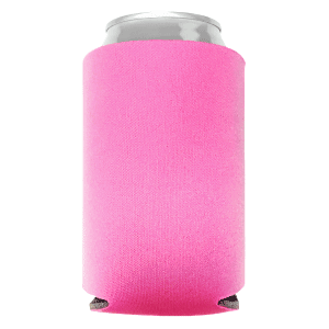 Hot Pink Foam Can Coolers, beer can holders sold by RQC Supply Canada