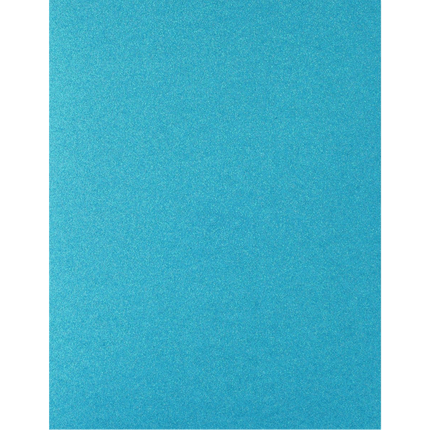 Get your Glitter Cardstock in 8.5" x 11" width now sold at RQC Supply Canada located in Woodstock, Ontario, showing iridescent blue glitter scrapbooking paper
