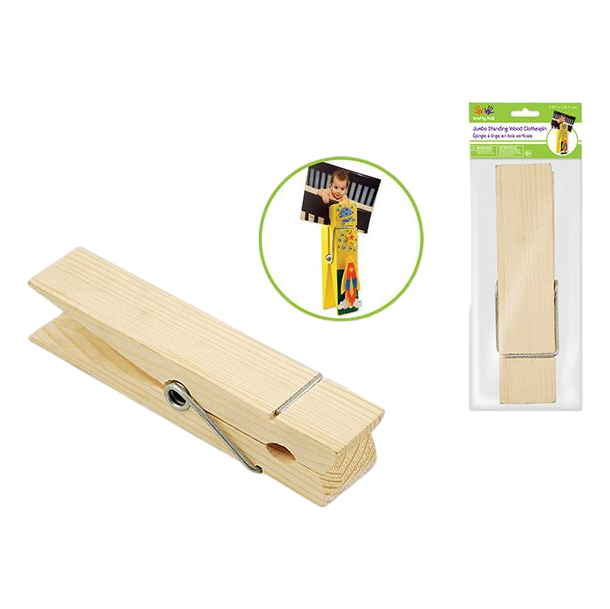 Extra Jumbo Standing Clothespin sold by RQC Supply Canada