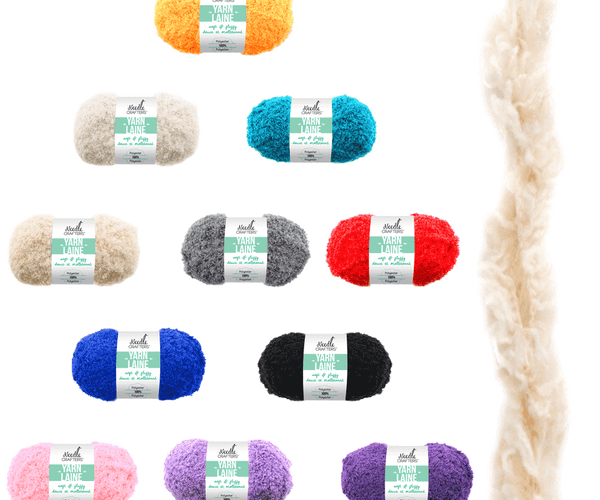 50g Soft and Fluffy Yarn Ball - Needlecrafters – RQC Supply Ltd