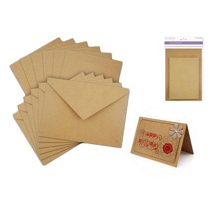 Kraft Card Making Envelope Set sold by RQC Supply Canada  Edit alt text