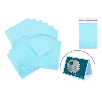 Light Blue Card Making Envelope Set sold by RQC Supply Canada 