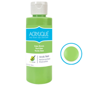 Lime Green Acrylic Paint 4oz sold by RQC Supply Canada