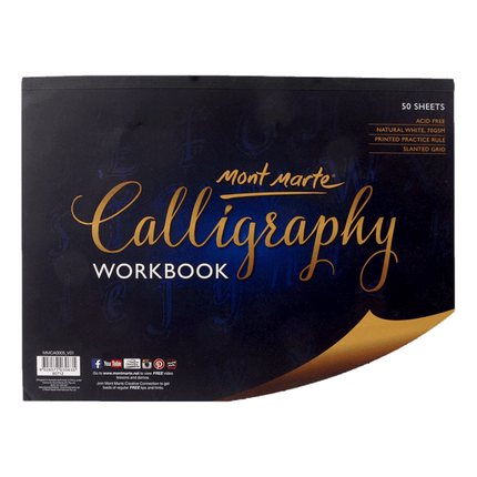 Mont Marte Calligraphy Workbook sold by RQC Supply Canada located in Woodstock, Ontario