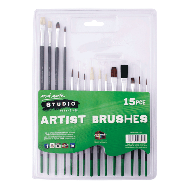 Mon Marte Studio Artist Brushes sold by RQC Supply Canada located in Woodstock, Ontario