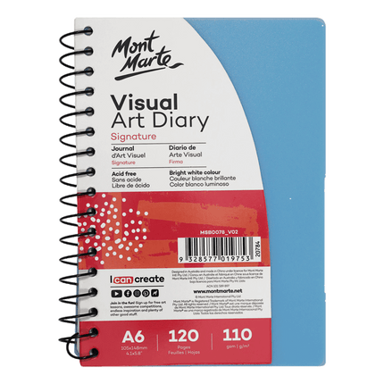 Visual Art Diary A6 Mont Marte sold by RQC Supply Canada located in Woodstock, Ontario