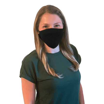 M&O Black Cotton mask sold by RQC Supply Canada