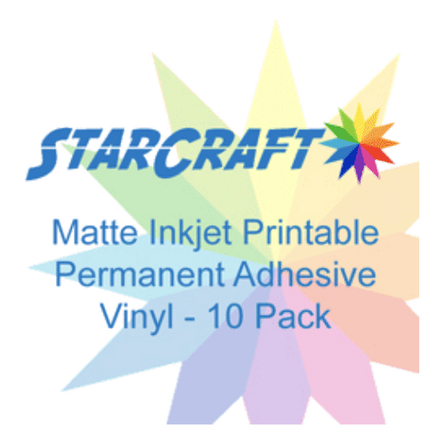 Starcraft Inkjet Transfer Paper for LIGHT Materials Pack of 10