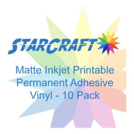 Starcraft Matte Inkjet Printable Vinyl sold by RQC Supply Canada located in Woodstock, Ontario