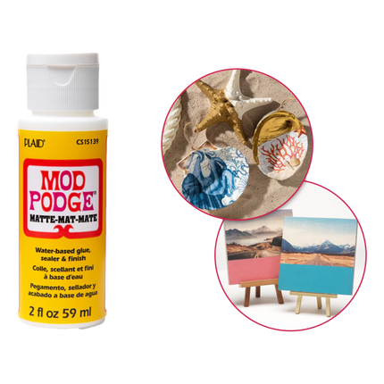Mod Podge: 2 oz All-In-One Glue/Sealer/Finish Non-Toxic