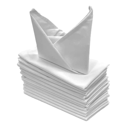 White Cloth Napkins for Sublimation sold at RQC Supply Canada located in Woodstock, Ontario