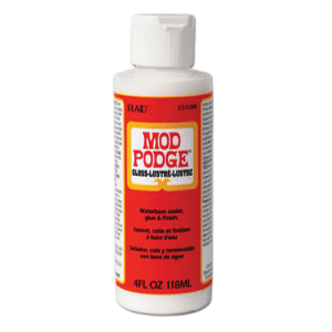mod Podge available in 4oz bottles in matte or gloss finish sold by RQC Supply Canada