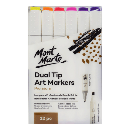 Dual Tip Art Markers sold by RQC Supply Canada an art store located in Woodstock, Ontario