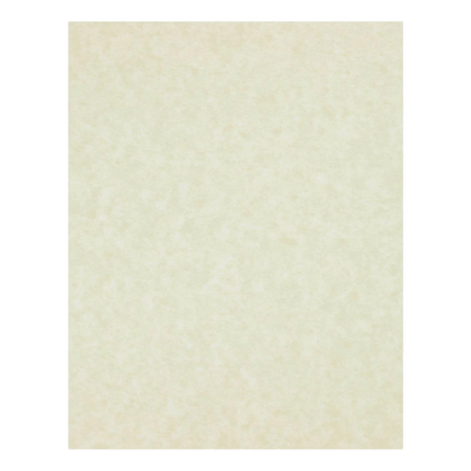 Get your Parchment Paper Cardstock in 8.5" x 11" width now sold at RQC Supply Canada located in Woodstock, Ontario, showing natural parchment paper scrapbooking paper