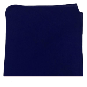 navy Blue Solid Colour Cotton Square Bandanas sold by RQC Supply Canada