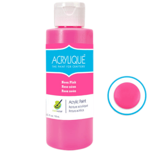 Neon Pink Acrylic Paint sold by RQC Supply Canada
