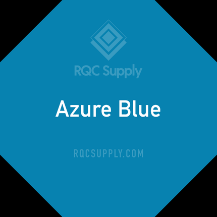 Oracal 651 Permanent Adhesive Vinyl. Shown in Azure Blue sold by RQC Supply Canada.