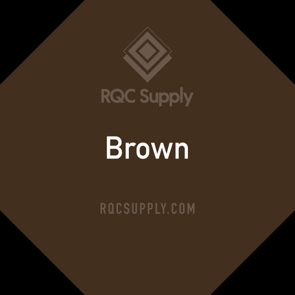 Oracal 651 Permanent Adhesive Vinyl. Shown in Brown sold by RQC Supply Canada.