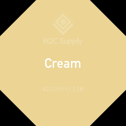 Oracal 651 Permanent Adhesive Vinyl. Shown in Cream sold by RQC Supply Canada.