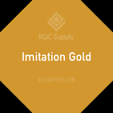 Oracal 651 Permanent Adhesive Vinyl. Shown in Imitation Gold sold by RQC Supply Canada.