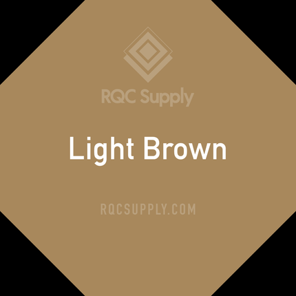 Oracal 651 Permanent Adhesive Vinyl. Shown in Light Brown sold by RQC Supply Canada.