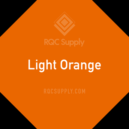 Oracal 651 Permanent Adhesive Vinyl. Shown in Light Orange sold by RQC Supply Canada.