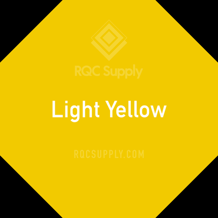 Oracal 651 Permanent Adhesive Vinyl. Shown in Light Yellow sold by RQC Supply Canada.