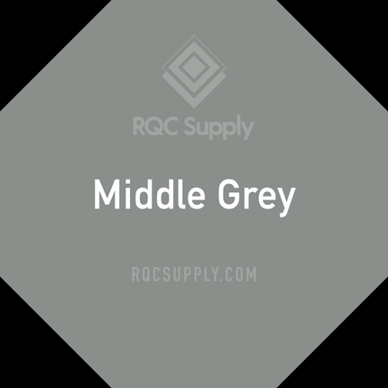Oracal 651 Permanent Adhesive Vinyl. Shown in Middle Grey sold by RQC Supply Canada.