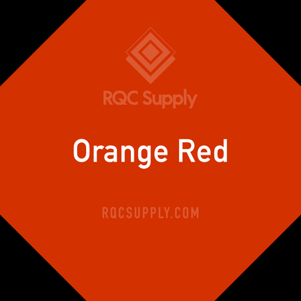 Oracal 651 Permanent Adhesive Vinyl. Shown in Orange Red sold by RQC Supply Canada.