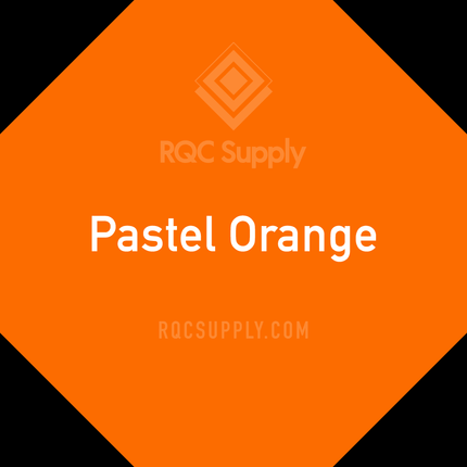 Oracal 651 Permanent Adhesive Vinyl. Shown in Pastel Orange sold by RQC Supply Canada.