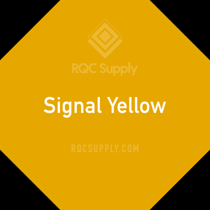Oracal 651 Permanent Adhesive Vinyl. Shown in Signal Yellow sold by RQC Supply Canada.