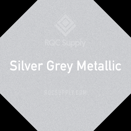 Oracal 651 Permanent Adhesive Vinyl. Shown in Silver Grey Metallic  sold by RQC Supply Canada.