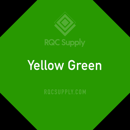 Oracal 651 Permanent Adhesive Vinyl. Shown in Yellow Green sold by RQC Supply Canada.