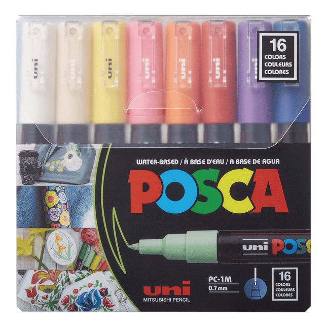 Posca extra fine paint markers sold by RQC Supply Canada located in Woodstock, Ontario