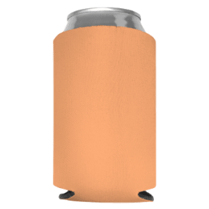 Peach Foam Can Coolers, beer can holders sold by RQC Supply Canada