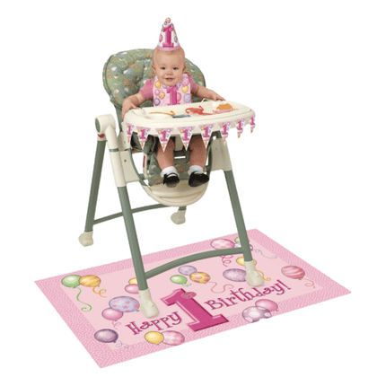 Happy 1st birthday Decoration Kit for Girls sold by RQC Supply Canada located in Woodstock, Ontario