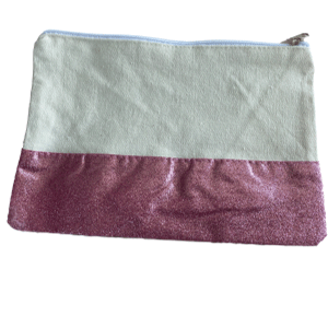 Pink Glitter Cosmetic Bags, perfect for bridesmaid gifts sold by RQC Supply Canada