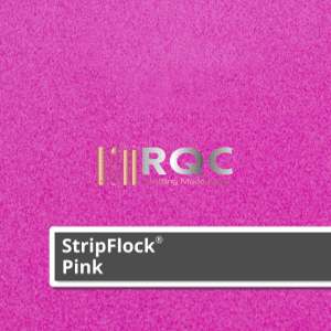 Pink StripFlock EasyWeed™ Siser Heat Transfer Vinyl - Pink Stripflock HTV