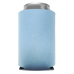 Placid Blue Foam Can Coolers, beer can holders sold by RQC Supply Canada