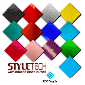 Polished Metal Styletech Adhesive Vinyl - 13 Sheet Bundle