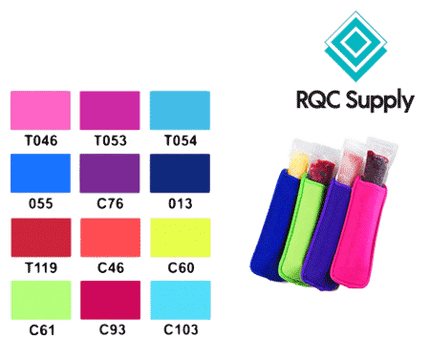 Freezie Holders see the colour selection available to buy online at RQC Supply Canada
