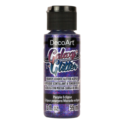 Purple Eclipse  Galaxy Glitter Paint made by DecoArt sold by RQC Supply Canada