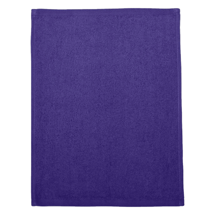 Purple  Hemmed Fingertip Towels sold by RQC Supply Canada