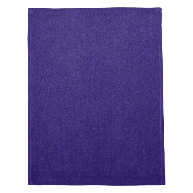 Purple  Hemmed Fingertip Towels sold by RQC Supply Canada