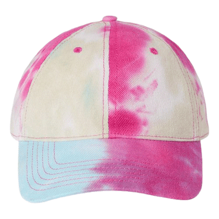 Raspberry Mist Tie Dye Hats sold by RQC Supply Canada located in Woodstock, Ontario